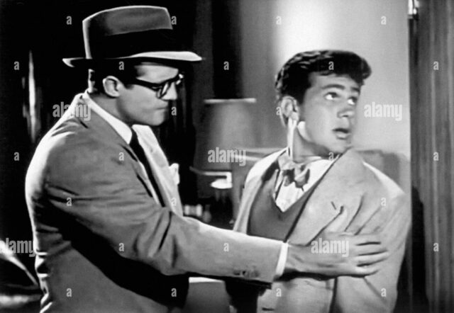 the-adventures-of-superman-from-left-george-reeves-jack-larson-the-HD6KXX