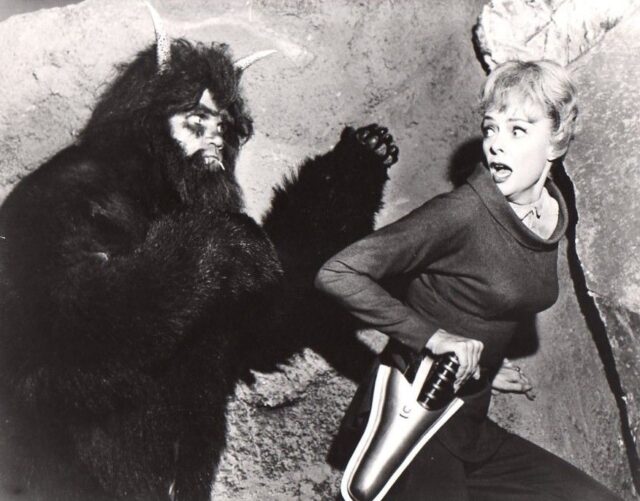 6.-Publicity-still-from-Lost-in-Space-Episode-One-of-Our-Dogs-is-Missing-although-Lockharts-character-is-never-actually-chased-by-the-alien-one-of-many-to-appear-weekly